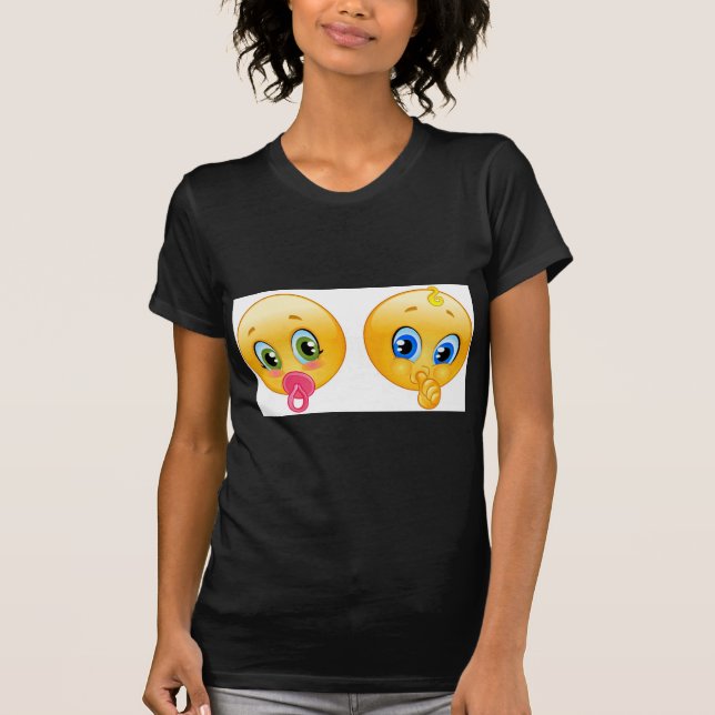 T-shirt bebê emojis (Frente)