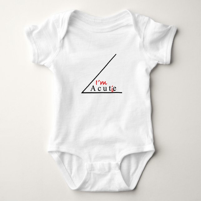T-shirt Bebê eu sou acutie (Frente)