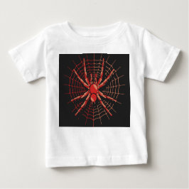 T-Shirt Bebê Fine Jersey com Gráfico de aranha