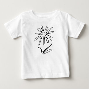 T-Shirt Bebê FLOWER FELIZ