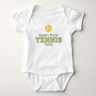 T-shirt Bebê futuro do amigo do tênis do pai