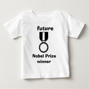 T-shirt Bebê futuro T do vencedor de prémio nobel