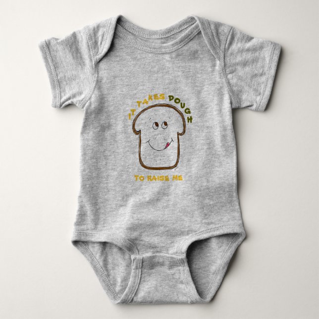 T-shirt Bebê Humor (verde/amarelo) (Frente)