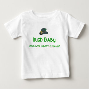T-shirt Bebê irlandês