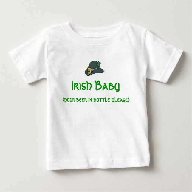 T-shirt Bebê irlandês (Frente)