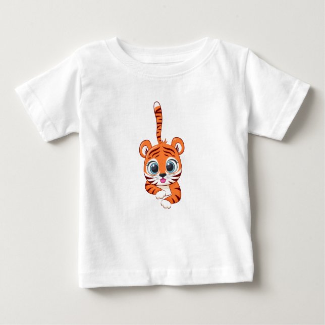 T-Shirt Bebê Lion Cute (Frente)