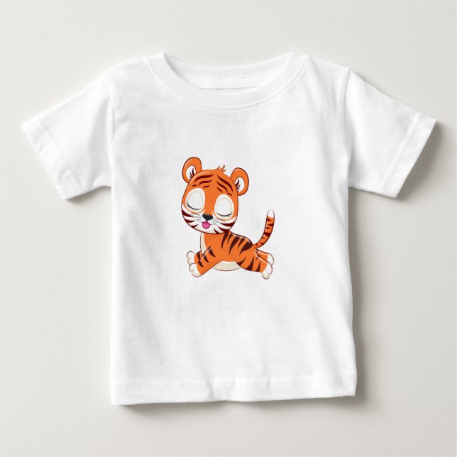 T-Shirt Bebê Lion Cute (Frente)