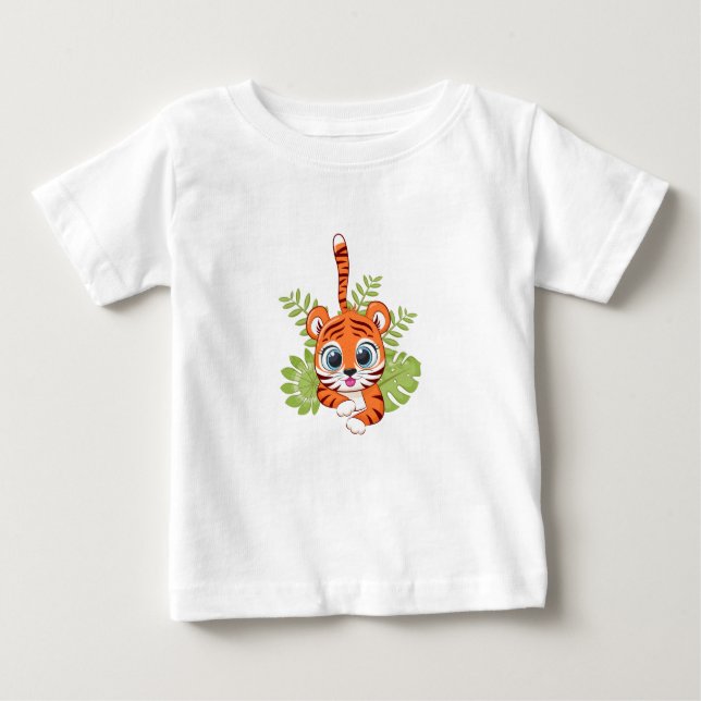 T-Shirt Bebê Lion Cute (Frente)