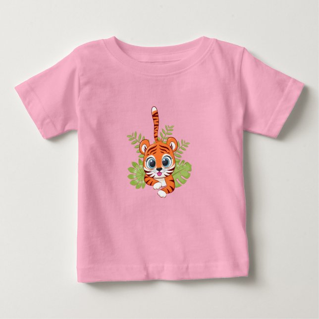 T-Shirt Bebê Lion Cute (Frente)