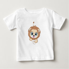 T-Shirt Bebê Lion Cute
