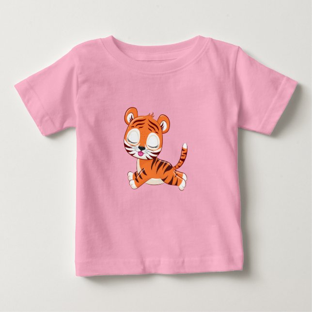 T-Shirt Bebê Lion Cute (Frente)