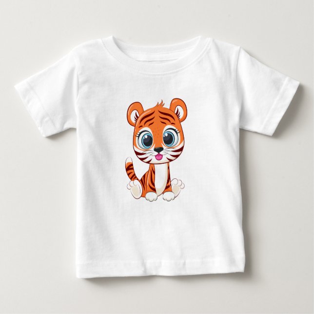 T-Shirt Bebê Lion Cute (Frente)