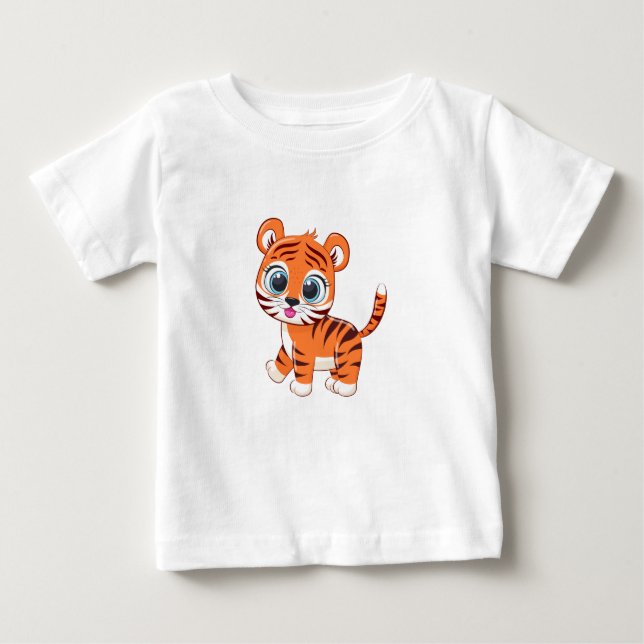 T-Shirt Bebê Lion Cute (Frente)