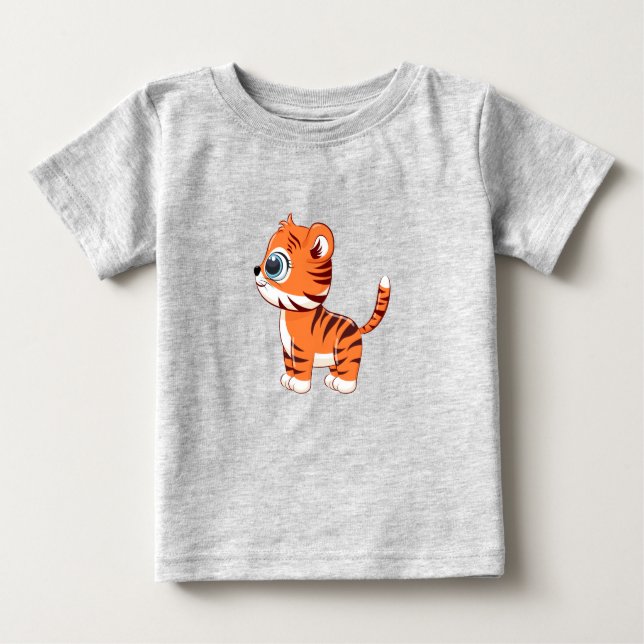 T-Shirt Bebê Lion Cute (Frente)