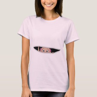 T-shirt Bebé na parte superior da maternidade da maneira