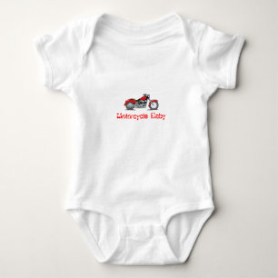 T-shirt Bebê Onsie da motocicleta