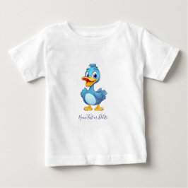 T-Shirt Bebê Pato Azul