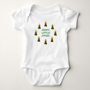 T-shirt Bebê personalizado de anjo Mãe