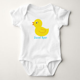 T-Shirt Bebê Personalizado Pato de Borracha