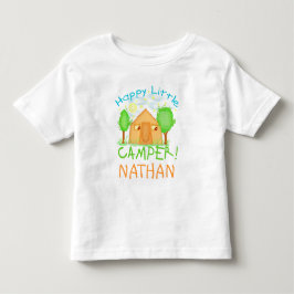 T-shirt Bebê personalizado/t-shirt de acampamento verão