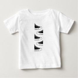 T-Shirt Bebê Preto Casual