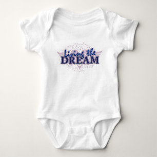 T-shirt Bebê que vive o sonho