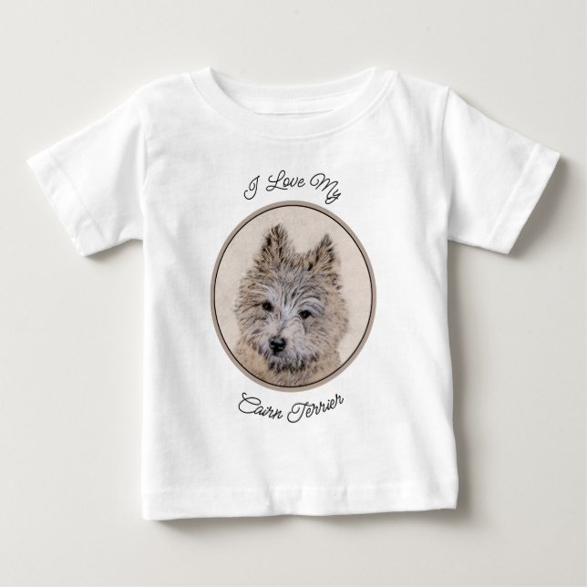 T-Shirt bebê redondo (nome) (Frente)