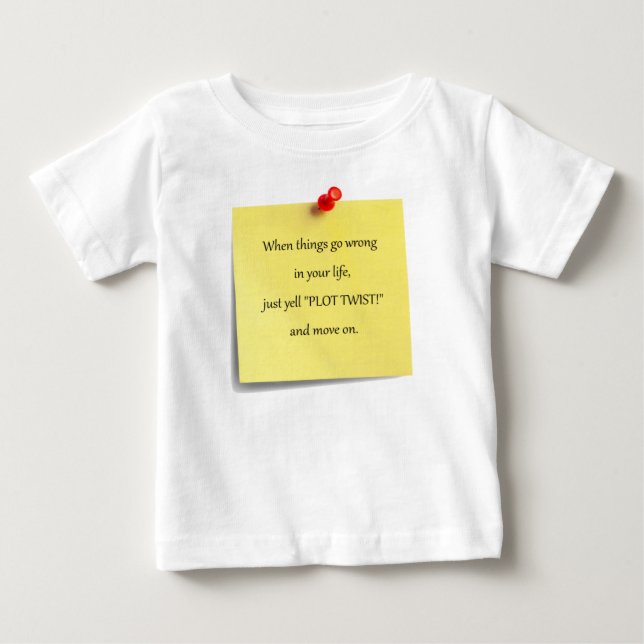 T-Shirt Bebê Torção De Plot (Frente)