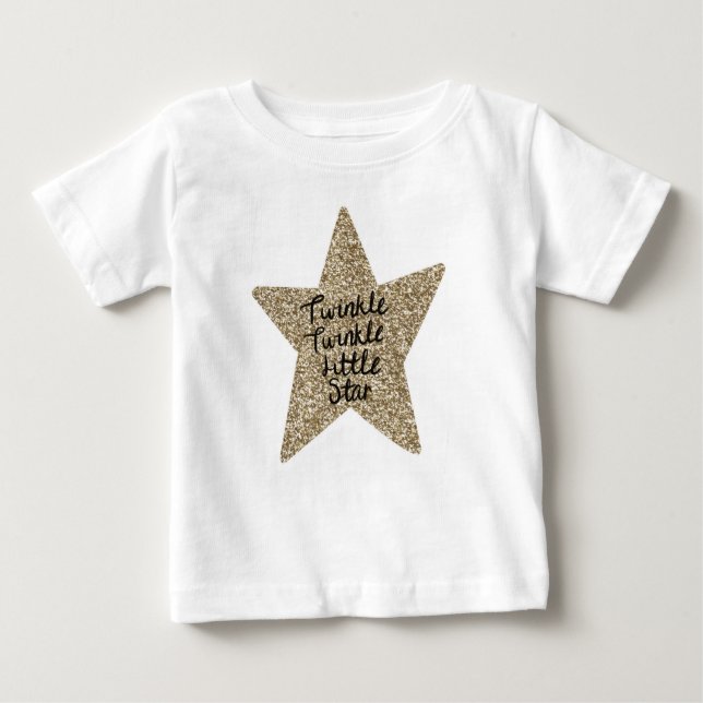 T-Shirt Bebê Twinkle Twinkle (Frente)