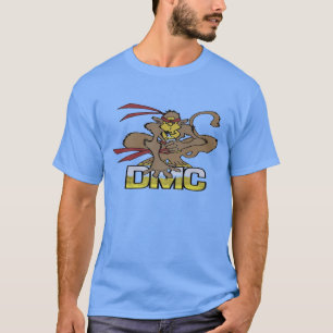 T-shirt bêbedo do clube do macaco