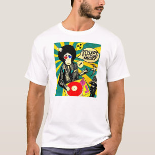 T-shirt bêbedo do macaco D.J