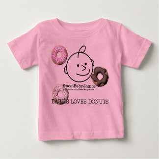 T-shirt Bebês ama Rosquinhas