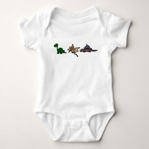 T-shirt Bebês do dinossauro
