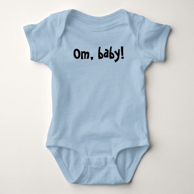 T-shirt Bebês e Crianças: Om, Baby! (Frente)