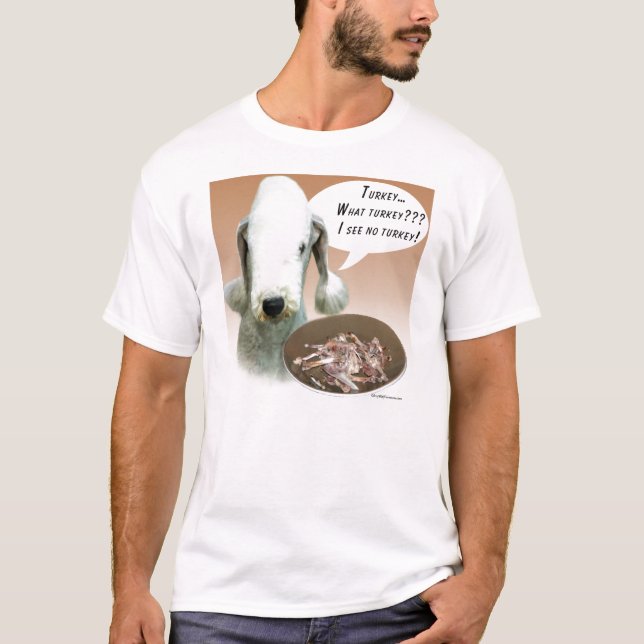 T-shirt Bedlington Terrier Turquia (Frente)