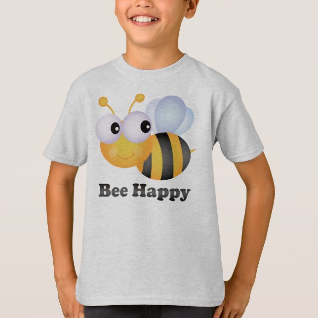 T-shirt Bee Happy (Frente)