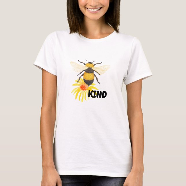 t-shirt Bee Kind (Frente)