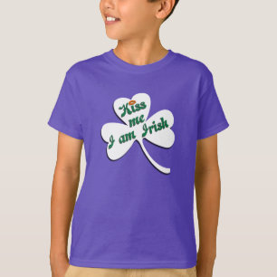 T-shirt Beija-me Eu sou Irlandês