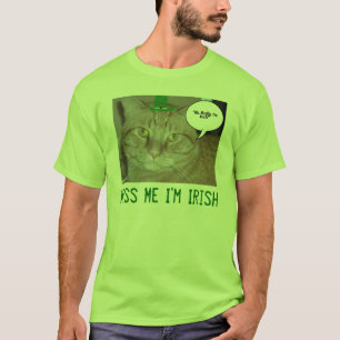 T-shirt Beija-me, sou irlandês