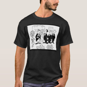 T-shirt Beijando a noiva