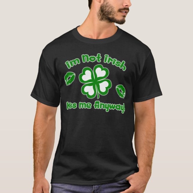 T-shirt Beije-me de qualquer maneira 2 (Frente)