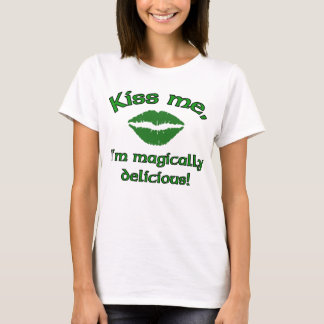 T-shirt Beije-me que eu sou màgica delicioso