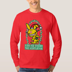 T-shirt Beije-me sob o visco