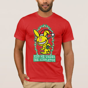 T-shirt Beije-me sob o visco