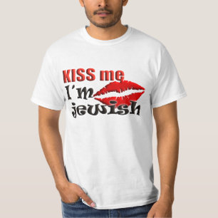 T-shirt Beije-me Sou Judeu