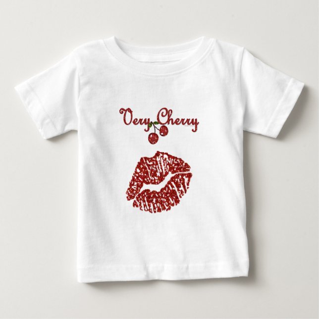 T-shirt Beijo Cereja RAB Rockabilly (Frente)