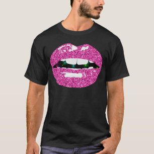 T-SHIRT BEIJO GLITTERY