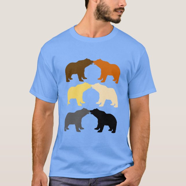 T-SHIRT BEIJOS DE URSO (Frente)
