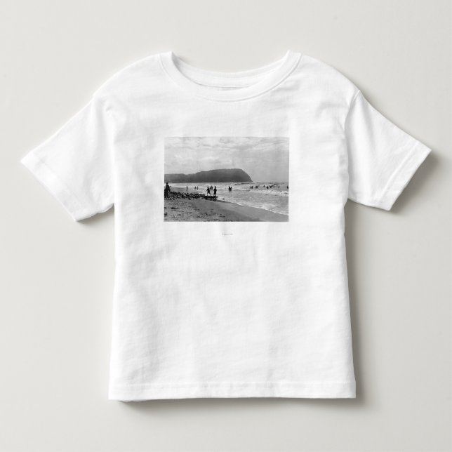 T-shirt Beira-mar, Bathers de Oregon e cabeça de Tillimook (Frente)