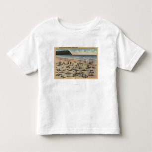 T-shirt Beira-mar, Oregon - banhando-se em Suft e luz do